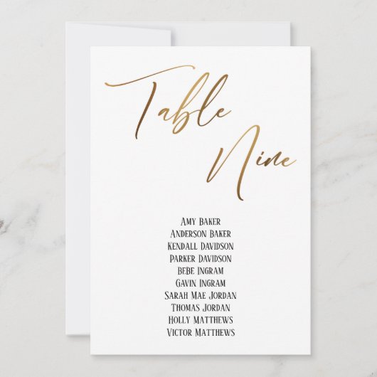 Goud handschriftafel Nijnzetschema (Voorkant)