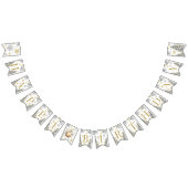 Goud Happy Birthday Winter bunting banner (Alle)