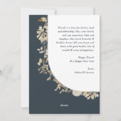 Goud Happy Diwali Fotokaarten Feestdagenkaart (Achterkant)