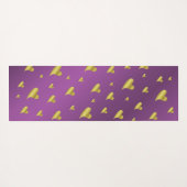 goud, hart, paars, decoratie, medaille, onderschei yogamat (Achterkant (horizontaal))