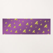 goud, hart, paars, decoratie, medaille, onderschei yogamat (Voorkant (horizontaal))