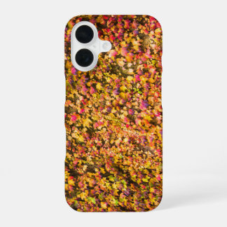 Goud herfstkleuren klimop muur iPhone 16 hoesje