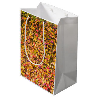 Goud herfstkleuren klimop muur medium cadeauzakje