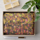 Goud herfstkleuren klimop muur tissuepapier (Geschenk)