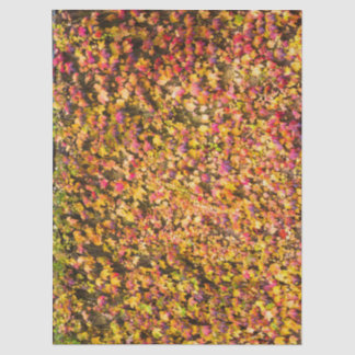 Goud herfstkleuren klimop muur tissuepapier