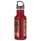 Goud herfstkleuren klimop muur waterfles (Achterkant)