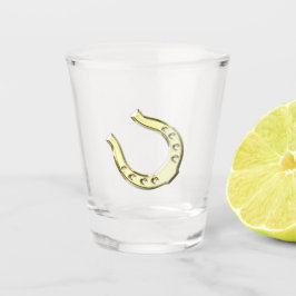 Goud Hoefijzer Shot Glas