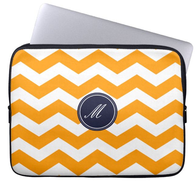 Goud hoes voor Chevron Pattern-laptop (Voorkant)