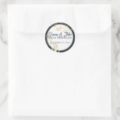 Goud Honkbal Softbal Sport Mitswa Ronde Sticker (Tas)