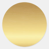 Goud horizontaal ronde sticker (Voorkant)