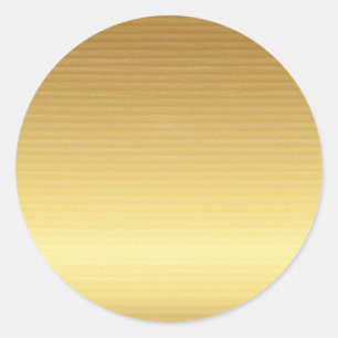 Goud horizontaal ronde sticker