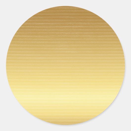 Goud horizontaal ronde sticker (Voorkant)