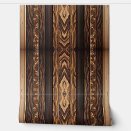 Goud Hout Moderne Kunst Lamperia Collectie Behang