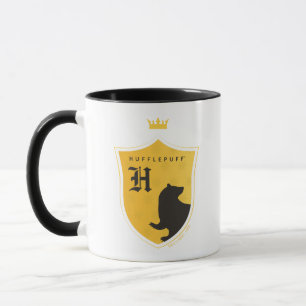 Goud HUFFLEPUFF™ met uitlijnde gekruiste uitsteeks Mok