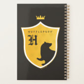 Goud HUFFLEPUFF™ met uitlijnde gekruiste uitsteeks Planner (Achterkant)