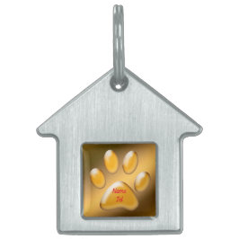 Goud Huisdieren Naamplaatje