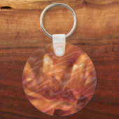 Goud in koper: Lotus Engraved Design Sleutelhanger (Voorkant)