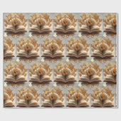 "Goud in studie" Cadeaupapier (Vlak)