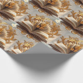 "Goud in studie" Cadeaupapier (Hoek)