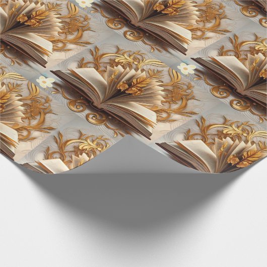 "Goud in studie" Cadeaupapier (Hoek)