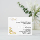  goud informatiekaartje (Staand voorkant)