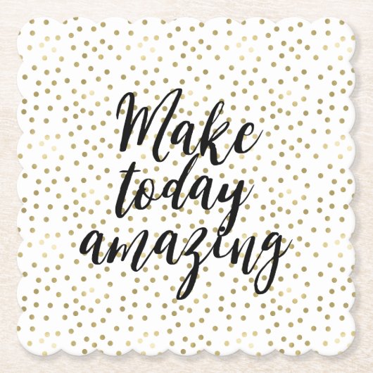 Goud Inspirerend geweldig Kartonnen Onderzetters (Voorkant)