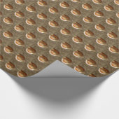 Goud Inspringen Glanzend inpakpapier (Hoek)