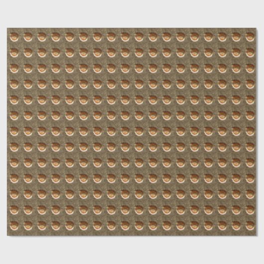 Goud Inspringen mat inpakpapier (Vlak)