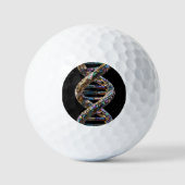 Goud & Iriserende Parel Luxe Wetenschappelijk Ontw Golfballen (Voorkant)