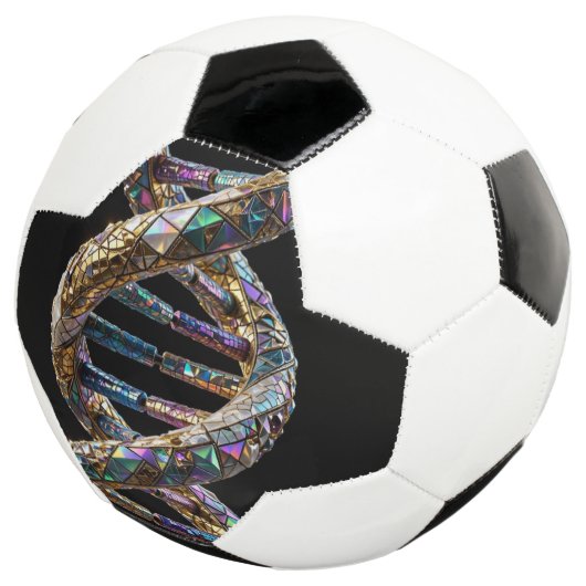Goud & Iriserende Parel Luxe Wetenschappelijk Ontw Voetbal (Drie kwart)