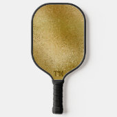 Goud-israëlische textuur weergeven pickleball paddle (Achterkant)