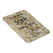 Goud Ivoor Botanische 50e Verjaardag 2.0 Magneet (Rechterzijde)