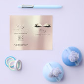 Goud Ivoor Glitter Make-up Ogen Lash Prijzen Bijsl Flyer (Enkel)