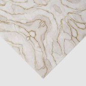 Goud & Ivoor Marmer Tissuepapier (Detail)