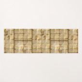 Goud japans esdoorn blad perkament papier elegant yogamat (Voorkant (horizontaal))