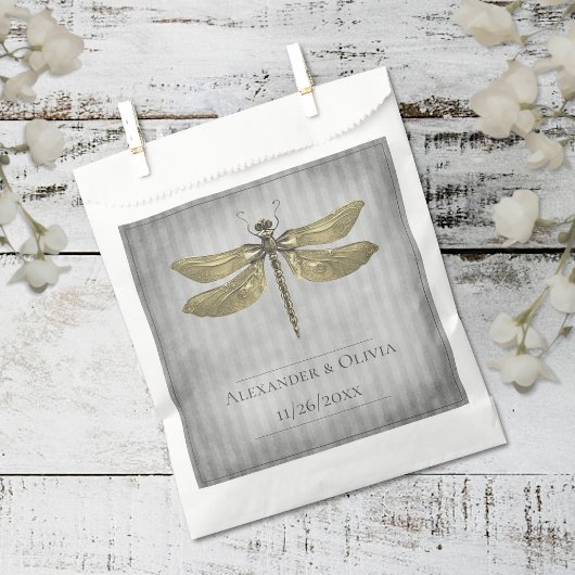 Goud Jeweled Dragonfly Bruiloft Bedankzakje