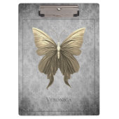 Goud Jeweled Dragonfly Klembord (Voorkant)