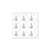 Goud JOYFUL op Rode Kerst Rubberstempel (Afrduk)