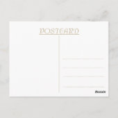 Goud Jubileum Dank u Briefkaart (Achterkant)