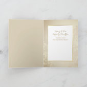 Goud Jubileum paar Cartoon gefeliciteerd Kaart (Binnen)