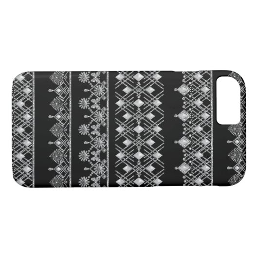 Goud kant Hoesje-Mate iPhone case (Achterkant (Horizontaal))