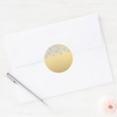 Goud & Kant Ronde Sticker (Envelop)