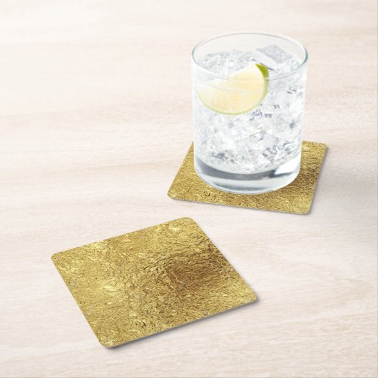 Goud- Kartonnen Onderzetters (Insitu)