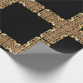 Goud Keltisch Cross Wrapping Papier (Hoek)
