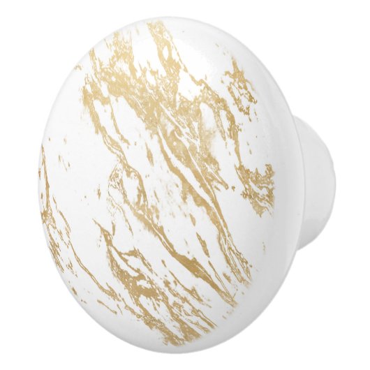 Goud Keramische Knop (Rechts)