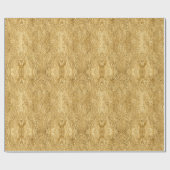 Goud Kerstpatroon#33 ID1009 Cadeaupapier (Vlak)