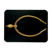 Goud ketting met een werper van Monte Luna Magneet (Horizontaal)