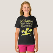 GOUD KLEIN MAAR FEL CHEERLEADER CUSTOM T SHIRT (Voorkant volledig)