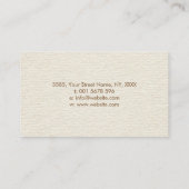 Goud & Kleur Sri Yantra / Sri Chakra Visitekaartje (Achterkant)