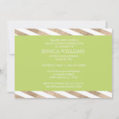 Goud kleurenblok Graduatie-uitvindingen Kaart (Achterkant)